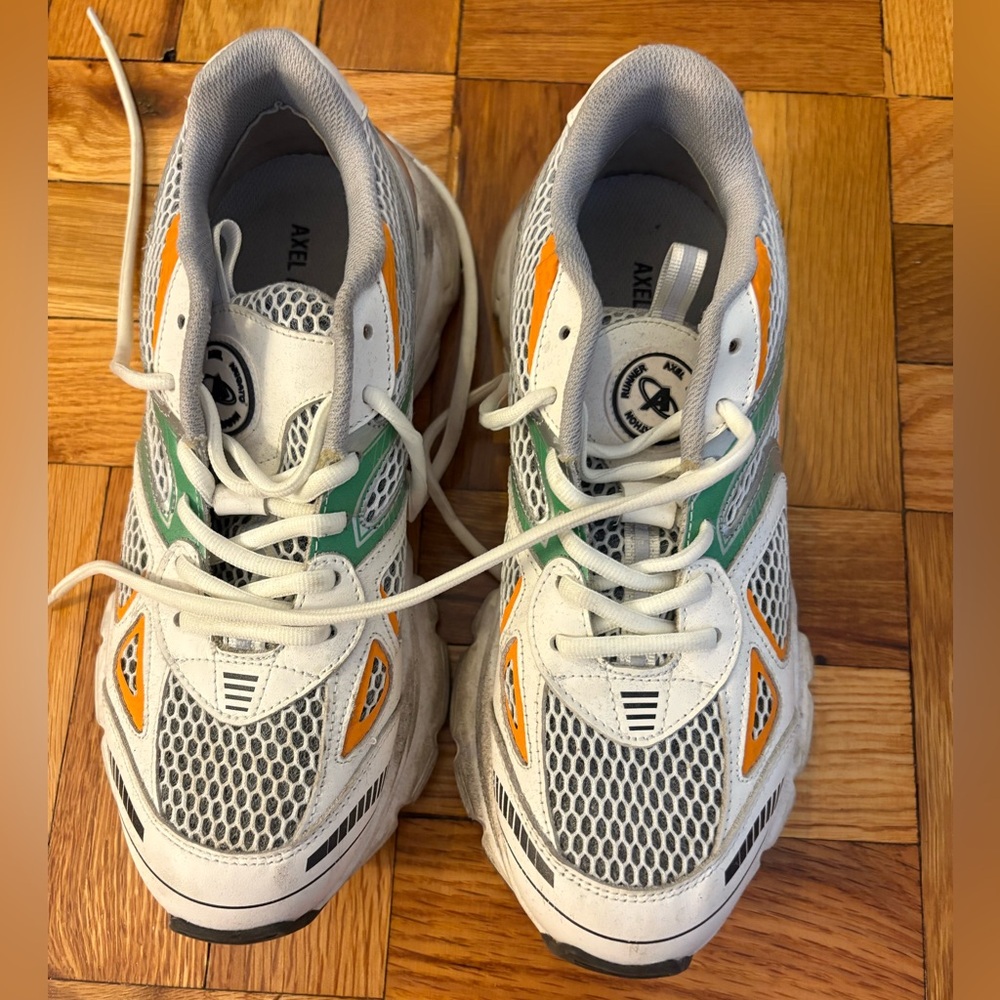 Axel Arigato Sneakers - White, Orange, Green